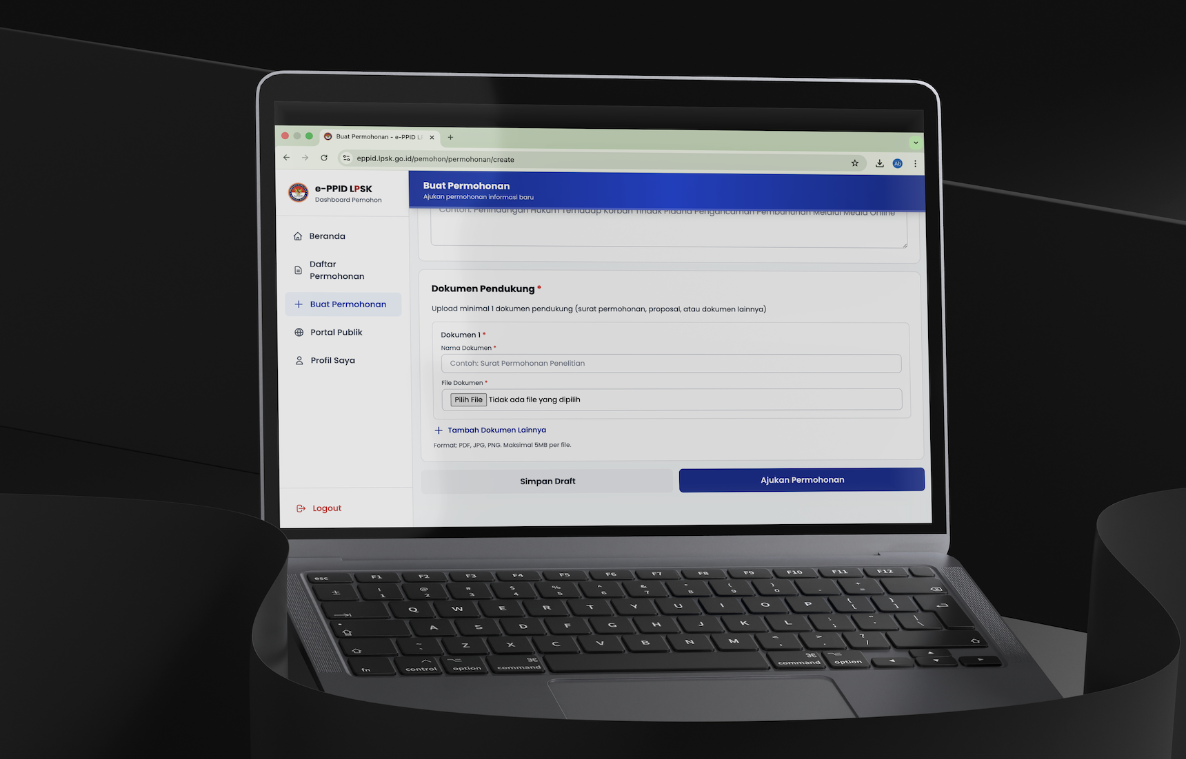 Ajukan Permohonan Informasi